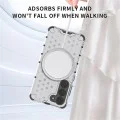 Калъф за Honor 400 Lite - Techsuit - HoneyComb Shield MagSafe - Бял