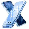 Techsuit - Shockproof Clear Silicone MagSafe - Google Pixel 8a - Clear