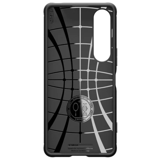Калъф за Sony Xperia 1 VII - Spigen - Rugged Armor - Матирано Черен