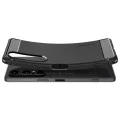 Калъф за Sony Xperia 1 VII - Spigen - Rugged Armor - Матирано Черен
