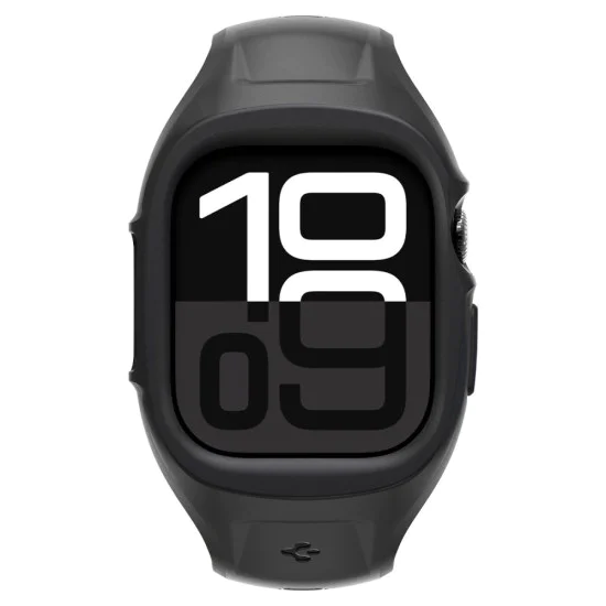 Каишка за Apple Watch 10 46mm / Watch 11 46mm - Spigen - Liquid Air Pro - Матирано Черен