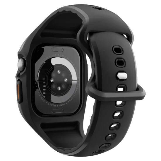Каишка за Apple Watch 10 46mm / Watch 11 46mm - Spigen - Liquid Air Pro - Матирано Черен