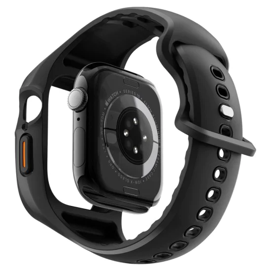 Каишка за Apple Watch 10 46mm / Watch 11 46mm - Spigen - Liquid Air Pro - Матирано Черен