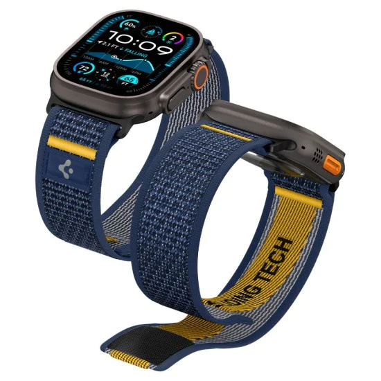 Каишка за Apple Watch 6 / 7 / 8 / 9 / 10 / SE / SE 2 / Ultra / Ultra 2 (44/45/46/49mm) - Spigen - Athlex Air - Active Navy