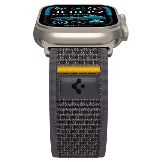 Каишка за Apple Watch 6 / 7 / 8 / 9 / 10 / SE / SE 2 / Ultra / Ultra 2 (44/45/46/49mm) - Spigen - Athlex Air - Active Grey