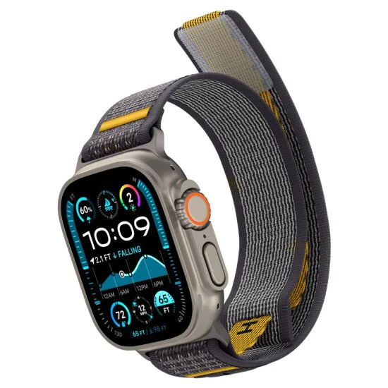 Каишка за Apple Watch 6 / 7 / 8 / 9 / 10 / SE / SE 2 / Ultra / Ultra 2 (44/45/46/49mm) - Spigen - Athlex Air - Active Grey