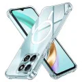 Калъф за Honor X6b - Techsuit - Удароустойчив Clear Silicone MagSafe - Прозрачен