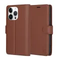Калъф за iPhone 14 Pro - Кожено Протектор - Кафяв