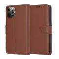 Калъф за iPhone 12 Pro - Кожено Протектор - Кафяв