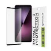 Протектор за Sony Xperia 1 VII - Techsuit - 111D Full Cover / Full Glue Glass - Черен