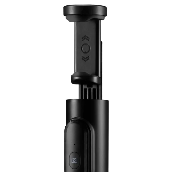 Spigen - Селфи стик (S541W) - с дистанционно управление, статив, стабилен, Bluetooth, сгъваем, неплъзгащи се силиконови подложки - черен