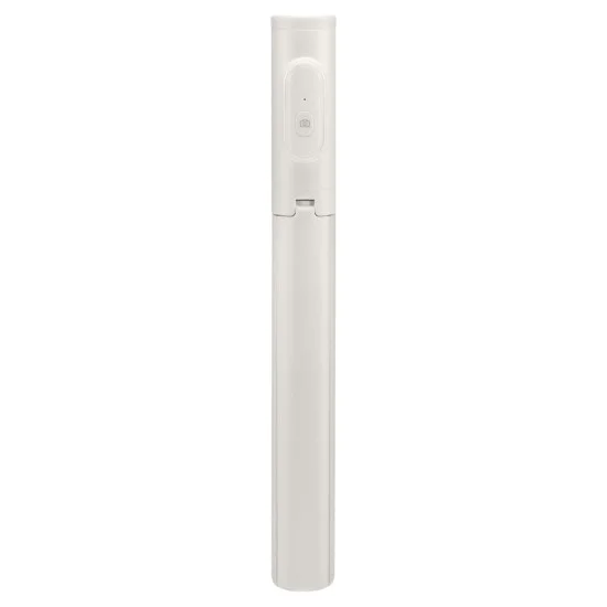 Spigen - Селфи стик (S541W) - с дистанционно управление, статив, стабилен, Bluetooth, сгъваем, неплъзгащи се силиконови подложки - Dune Beige