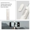 Spigen - Селфи стик (S541W) - с дистанционно управление, статив, стабилен, Bluetooth, сгъваем, неплъзгащи се силиконови подложки - Dune Beige