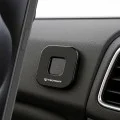 Магнитен държач за автомобилно табло с 2 магнитни плочи, квадратна форма - малка серия (HOLD210) - черен