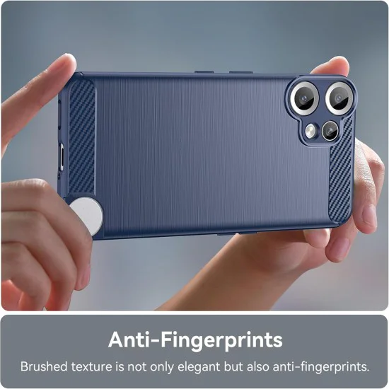 Калъф за Nothing CMF Phone 2 Pro - Techsuit - въглероден силикон - Син