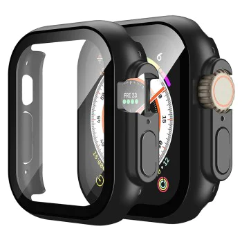 Калъф за Apple Watch Ultra / Ultra 2 + калъф - Defense360 Pro - черен