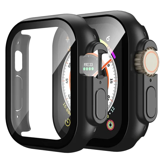 Калъф за Apple Watch Ultra / Ultra 2 + калъф - Defense360 Pro - черен