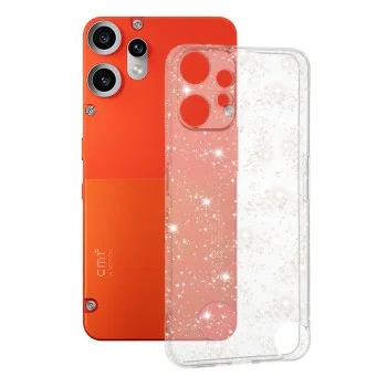 Калъф за Nothing CMF Phone 2 Pro - Techsuit - Серия SparkleSkin - Прозрачен
