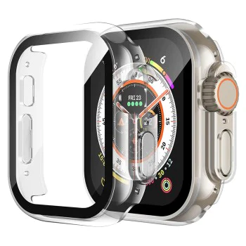 Калъф за Apple Watch Ultra / Ultra 2 + калъф - Defense360 Pro - прозрачен