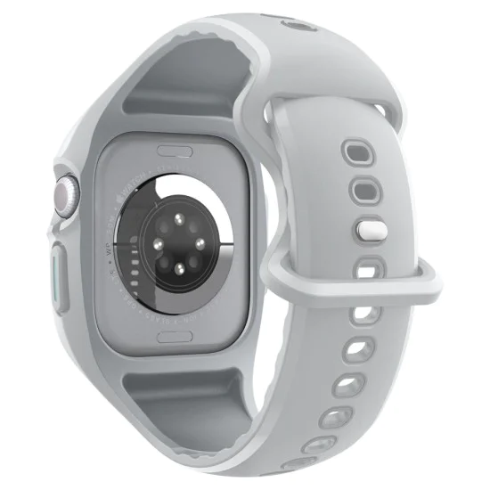 Калъф за Apple Watch 10 46mm / Watch 11 46mm - Spigen - Liquid Air Pro - Сив