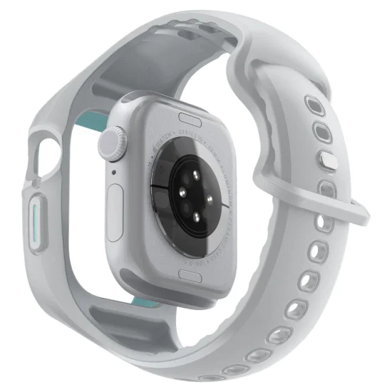 Калъф за Apple Watch 10 46mm / Watch 11 46mm - Spigen - Liquid Air Pro - Сив