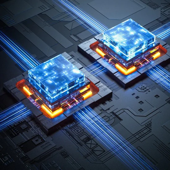 Techsuit - Премиум OTG адаптер HyperPort (A1) - USB 3.0 женски към Type-C мъжки, 10Gbps, 240W, алуминиева сплав - черен / оранжев