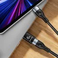 Techsuit - Премиум OTG адаптер HyperPort (A5) - Type-C към USB, 6A, 5Gbps, Plug and Play, бърз трансфер на данни - Черен / Оранжев