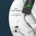 Techsuit - Премиум кабелен адаптер MusicDoX (AC8) - Type-C към Jack, Hi-Fi звук, DAC чип, 3A, 0.1 м - Сив