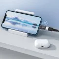 Techsuit - Премиум OTG адаптер HyperPort (A6) - USB 3.0 към Lightning, PD30W, 5Gbps, GaN, конвертор за iPhone - черен / оранжев