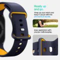 Каишка за Apple Watch 1/2/3/4/5/6/7/8/9/10/SE/SE 2 (38/40/41/42mm) - Spigen - Nano Pop - Син