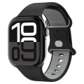Каишка за Apple Watch 1/2/3/4/5/6/7/8/9/10/SE/SE 2 (38/40/41/42mm) - Spigen - Nano Pop - Черен