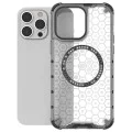 Калъф за iPhone 14 Pro - Techsuit - Honeycomb Shield MagSafe - Бял