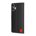 Калъф за Nothing CMF Phone 2 Pro - Techsuit - Кожено фолио - Черен