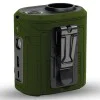 Techsuit - Преносим мини вентилатор Premium (Z14) - с външна батерия, презареждащ се, 5 скорости на вятъра, катарама за колан, 5000mAh - зелен