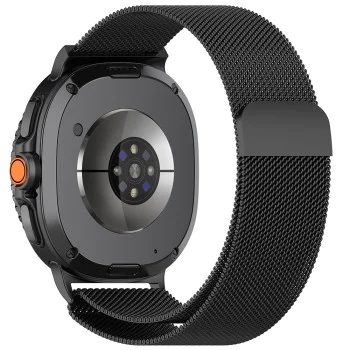 Верижка за Samsung Galaxy Watch8 40mm/Watch8 44mm/Watch8 Classic - Каишка за часовник (W009) - Черен