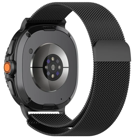 Верижка за Samsung Galaxy Watch8 40mm/Watch8 44mm/Watch8 Classic - Каишка за часовник (W009) - Черен