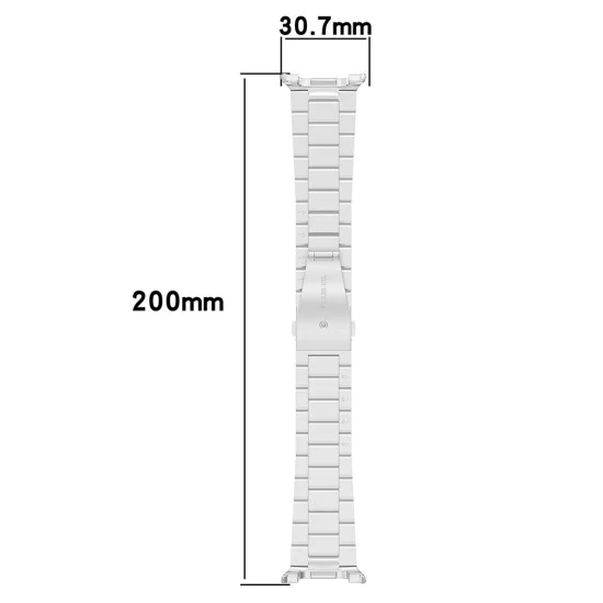 Верижка за Samsung Galaxy Watch8 40mm/Watch8 44mm/Watch8 Classic - Каишка за часовник (W010) - Черен