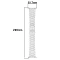 Верижка за Samsung Galaxy Watch8 40mm/Watch8 44mm/Watch8 Classic - Каишка за часовник (W010) - Розов