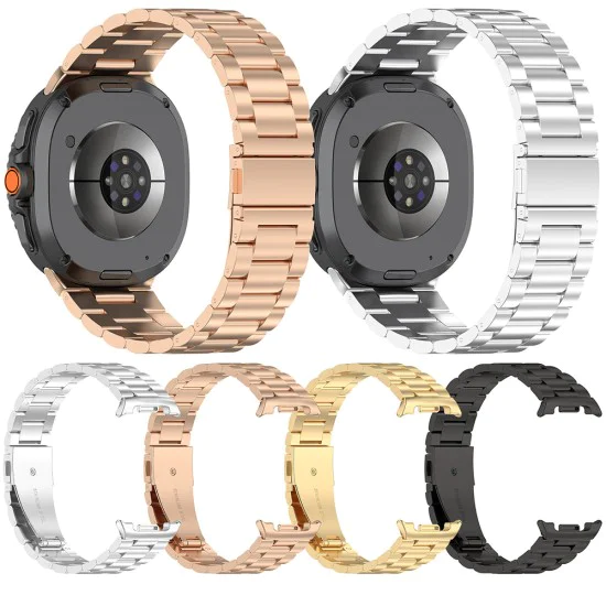 Верижка за Samsung Galaxy Watch8 40mm/Watch8 44mm/Watch8 Classic - Каишка за часовник (W010) - Сребрист