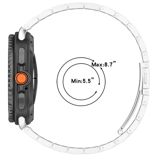 Верижка за Samsung Galaxy Watch8 40mm/Watch8 44mm/Watch8 Classic - Каишка за часовник (W010) - Златен