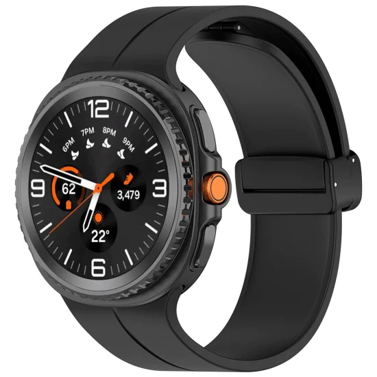 Каишка за Samsung Galaxy Watch8 40mm/Watch8 44mm/Watch8 Classic - Каишка за часовник (W011) - Черен