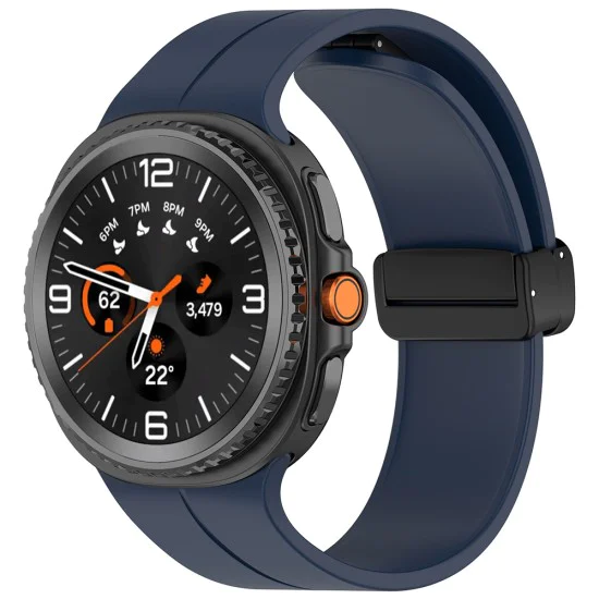 Каишка за Samsung Galaxy Watch8 40mm/Watch8 44mm/Watch8 Classic - Каишка за часовник (W011) - Син