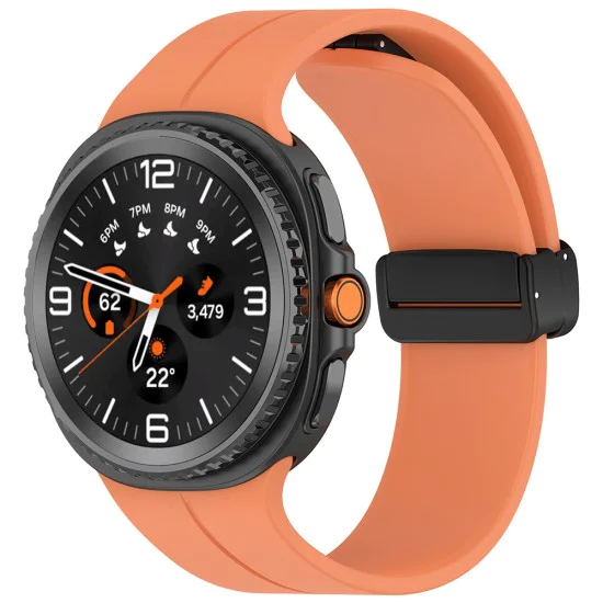 Каишка за Samsung Galaxy Watch8 40mm/Watch8 44mm/Watch8 Classic - Каишка за часовник (W011) - Оранжев