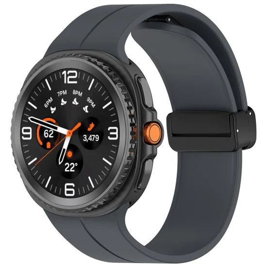 Каишка за Samsung Galaxy Watch8 40mm/Watch8 44mm/Watch8 Classic - Каишка за часовник (W011) - Сив