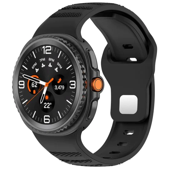 Каишка за Samsung Galaxy Watch8 40mm/Watch8 44mm/Watch8 Classic - Techsuit - Каишка за часовник (W050) - Черен
