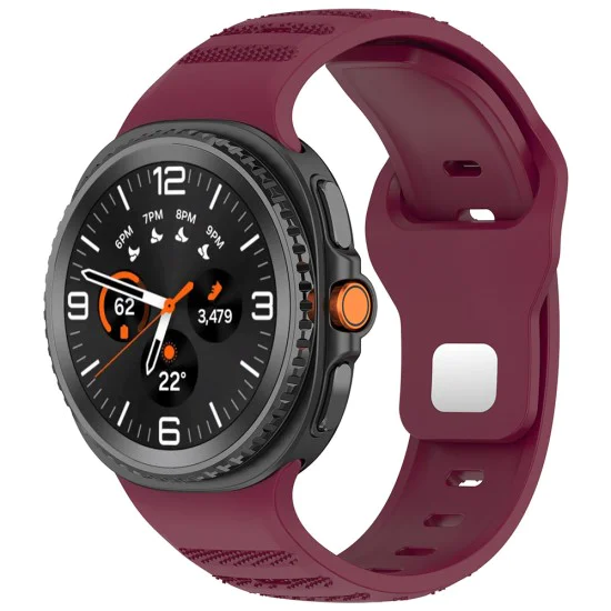 Каишка за Samsung Galaxy Watch8 40mm/Watch8 44mm/Watch8 Classic - Techsuit - Каишка за часовник (W050) - Бордо