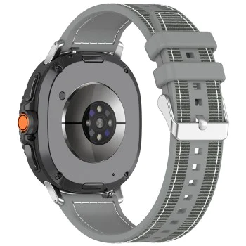 Каишка за Samsung Galaxy Watch8 40mm/Watch8 44mm/Watch8 Classic - Каишка за часовник (W051) - Сив
