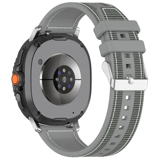 Каишка за Samsung Galaxy Watch8 40mm/Watch8 44mm/Watch8 Classic - Каишка за часовник (W051) - Сив