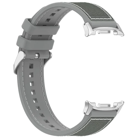 Каишка за Samsung Galaxy Watch8 40mm/Watch8 44mm/Watch8 Classic - Каишка за часовник (W051) - Сив