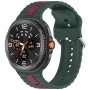Каишка за Samsung Galaxy Watch8 40mm/Watch8 44mm/Watch8 Classic - Techsuit - Каишка за часовник (W078) - Midnight Emerald